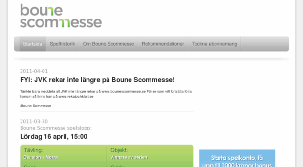bounescommesse.se