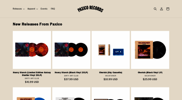 paxicorecords.com